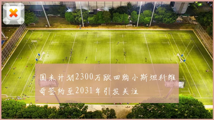 国米计划2300万欧回购小斯坦科维奇签约至2031年引发关注